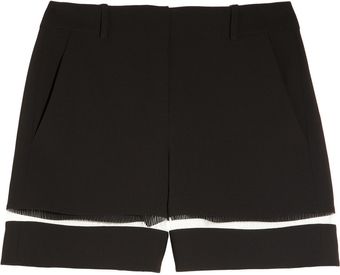 Alexander Wang Crepe and Fishline Shorts - Lyst
