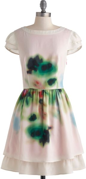 ModCloth Blurred To The Wise Dress - Lyst