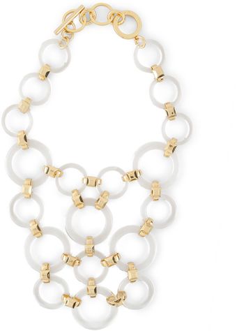C. Wonder Lucite Circles Bib Necklace - Lyst