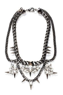 Fallon Jewelry Classique Crystal Bib - Lyst