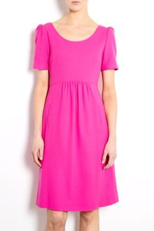 Goat Rose Short Sleeve Wool Crepe Dress - Lyst