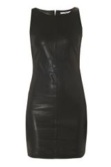 J Brand Lena Leather Shift Dress