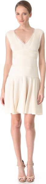 J. Mendel Sleeveless Double V Dress - Lyst