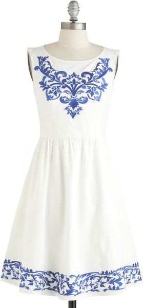 ModCloth Seaside Serenade Dress - Lyst