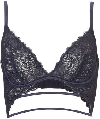 Myla Dark Midnight Bailey Plunge Bra - Lyst