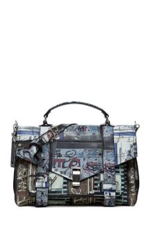 Proenza Schouler Ps1 Medium Gotham Photo Print Satchel  - Lyst