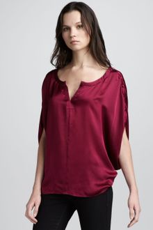 Rachel Zoe Selma Satin Top - Lyst