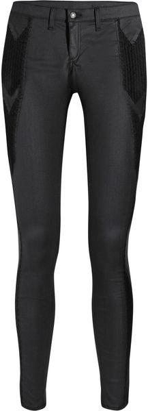 Rag & Bone Embroidered Mid-Rise Skinny Jeans - Lyst