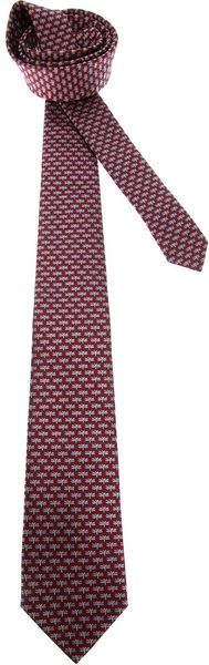 Yves Saint Laurent Printed Tie - Lyst