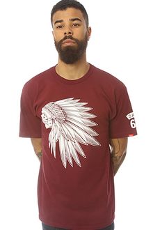 Vans The Headdress Tee in Burgundy - Lyst