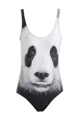 We Are Handsome Pandaprint Swimsuit