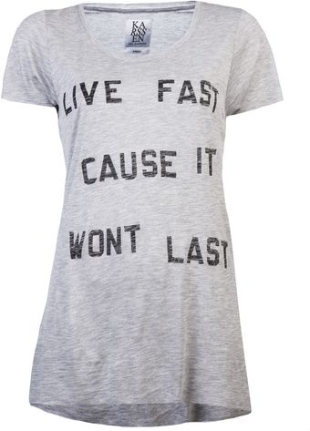 Zoe Karssen Live Fast Tshirt - Lyst