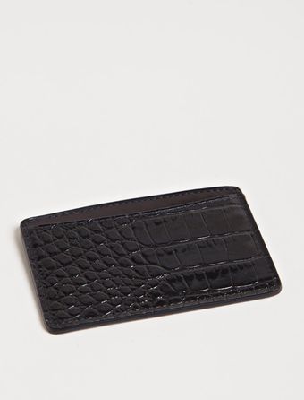 Dries Van Noten Reptile Print Card Holder - Lyst