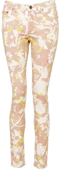 Edun  Printed Skinny Jeans - Lyst