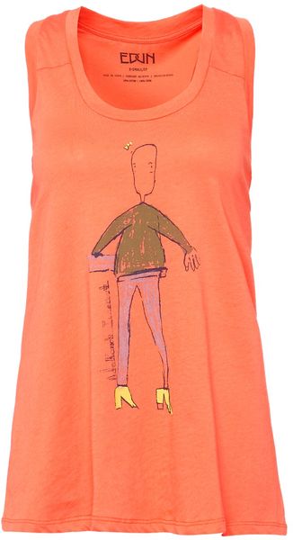 Edun Melon Business Woman Tank - Lyst
