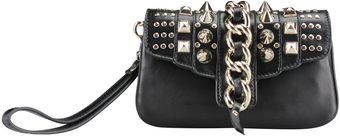 Giuseppe Zanotti Pochette Pelle Con Borchie - Lyst