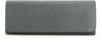 La Regale Sparkle Chiffon Flap Clutch - Lyst