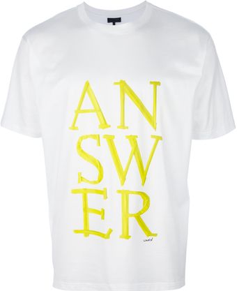 Lanvin Answer Printed T-shirt - Lyst
