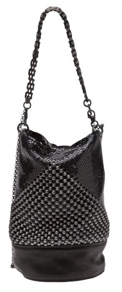 Laura B Chain Mesh Buckle Bag - Lyst