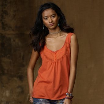 Ralph Lauren Embroideredbib Tank - Lyst