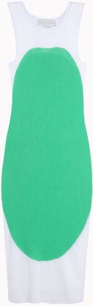 Stella McCartney Intarsia Sleeveless Dress - Lyst