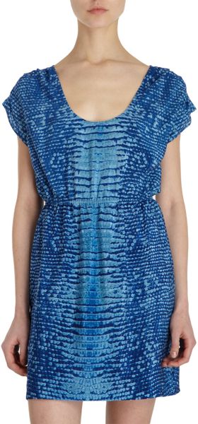 Twelfth Street by Cynthia Vincent Lizard Print Dress - Lyst