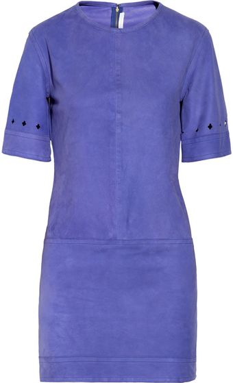 Victoria, Victoria Beckham Suede Dress - Lyst