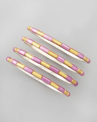 Chamak By Priya Kakkar Set Of Tribal Bead Bangles - Lyst