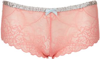 Topshop Lace Ladypants - Lyst