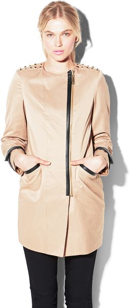 Vince Camuto Nicole Stud Detail Coat - Lyst
