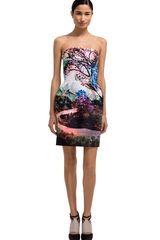 Mary Katrantzou Fauwi Strapless Puff Dress