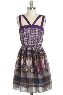 ModCloth Same Bold Story Dress - Lyst