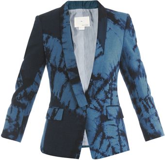 Boy by Band Of Outsiders Tiedye Shawl Collar Jacket - Lyst