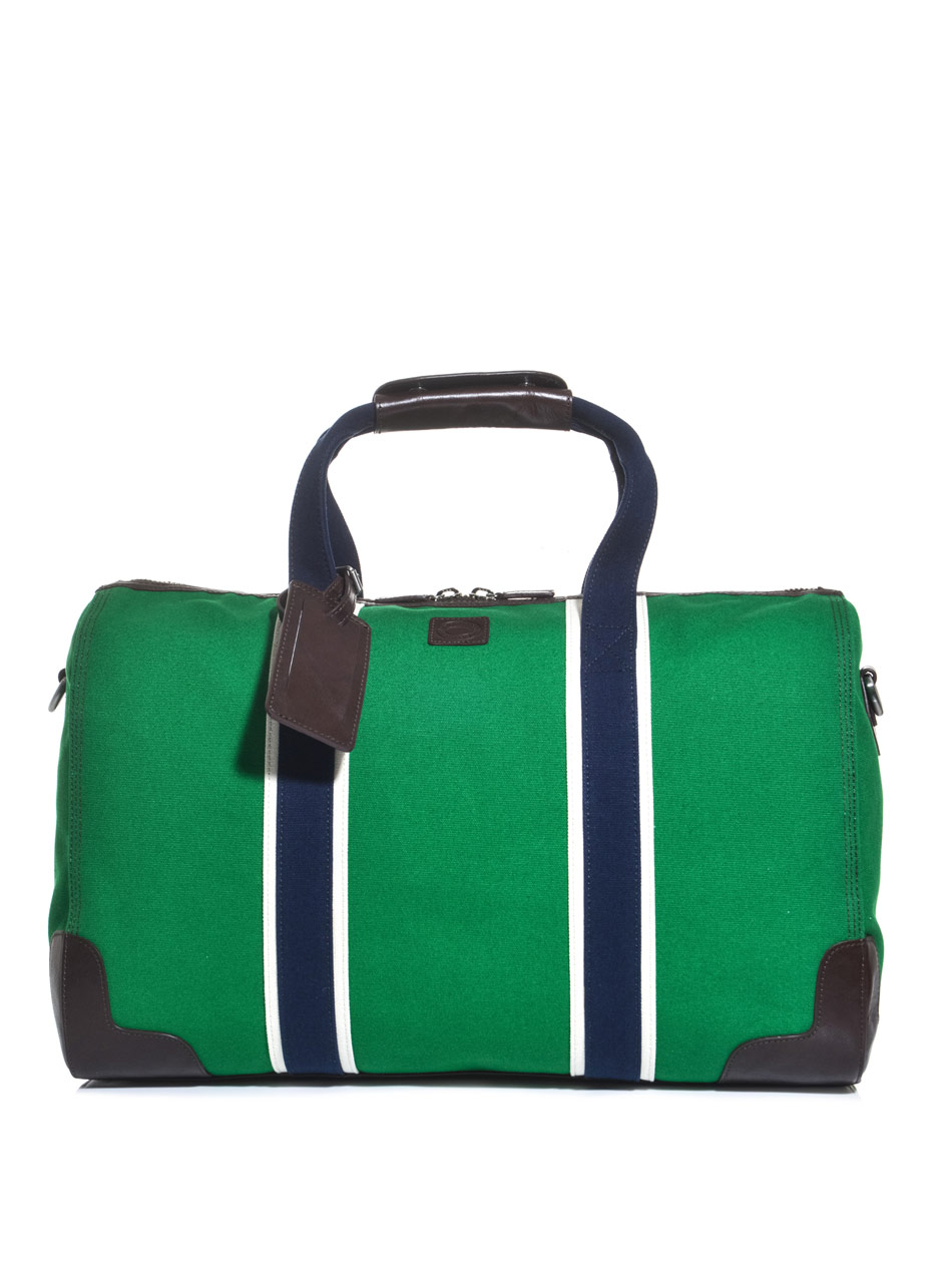 Brooks Brothers Canvas Weekend Bag in Green for Men Lyst