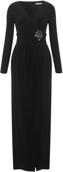 Eliza J Long Sleeve Detail Dress - Lyst