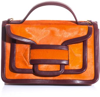 Pierre Hardy Calf Skin and Leather Shoulder Bag - Lyst