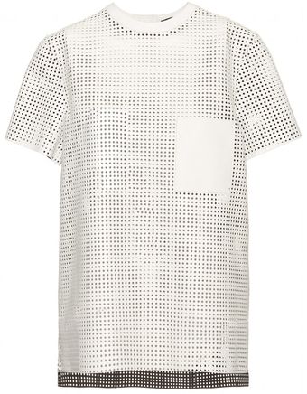 Proenza Schouler Perforated Leather Top - Lyst