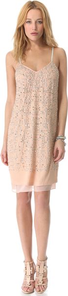 Rebecca Taylor Beaded Cami Dress - Lyst