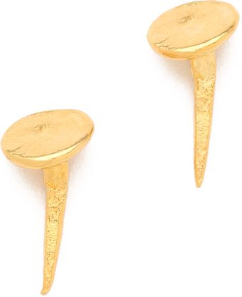 Tom Binns Voila Nail Stud Earrings - Lyst