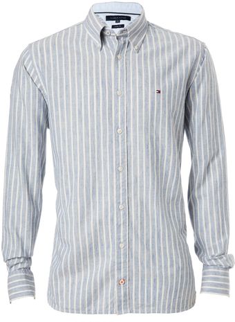 Tommy Hilfiger Key Stripe Shirt - Lyst