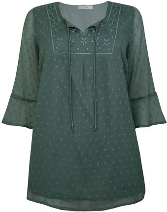 Ann Harvey Chiffon Spot Blouse - Lyst
