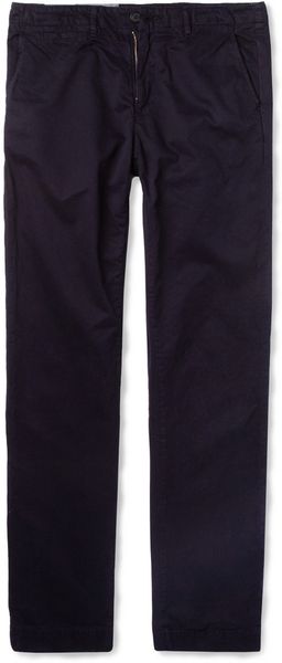 Billy Reid Jack Straightleg Washedcotton Chinos - Lyst