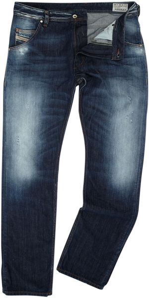 Diesel Krooley 810l Regular Slim Carrot Fit Jeans - Lyst