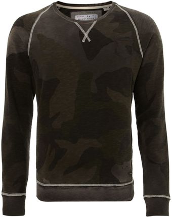 Diesel Camouflage Crew Neck Sweatshirt - Lyst