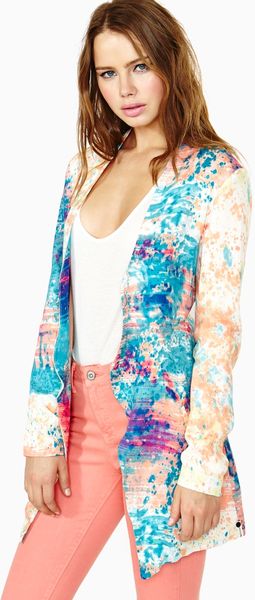 Nasty Gal Painted Lady Blazer - Lyst