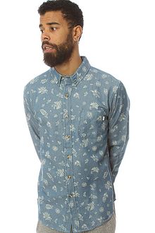 Obey The Dharma Buttondown in Indigo - Lyst