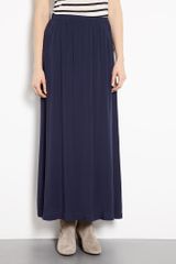 Splendid Elastic Waist Floaty Maxi Skirt with Pockets