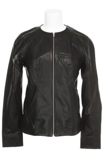 T By Alexander Wang Black Lambskin Biker Jacket - Lyst