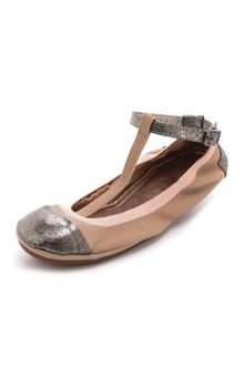 Yosi Samra Tstrap Ballet Flats - Lyst