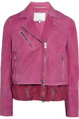 3.1 Phillip Lim Suede Biker Jacket